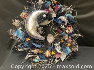 MaxSold Auction: Pier 1 Imports Celestial Wreath – 20" Moon & Starts - Campbell (California, USA) SELLER MANAGED Downsizing Online Auction - Dell Avenue