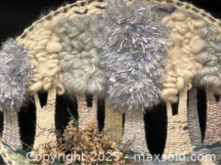 MaxSold Auction: Textured Woven Trees of Life Fiber Art – Boho Forest Wall Décor - Campbell (California, USA) SELLER MANAGED Downsizing Online Auction - Dell Avenue