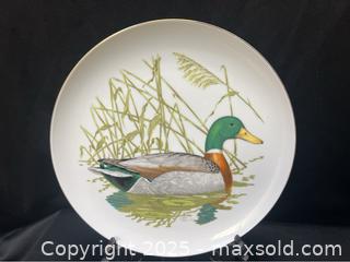 MaxSold Auction: Vintage Ned Smith Waterfowl Plate – Mallard 10"D - Campbell (California, USA) SELLER MANAGED Downsizing Online Auction - Dell Avenue