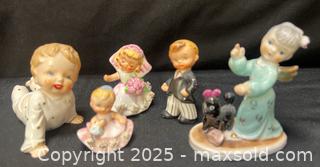 MaxSold Auction: Vintage Porcelain Figurine Lot – Children & Angel Figurines, Hand-Painted Decorative Collectibles - Campbell (California, USA) SELLER MANAGED Downsizing Online Auction - Dell Avenue