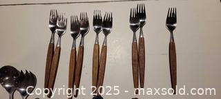 MaxSold Auction: Helle Norway teak cutlery - Toronto (Ontario, Canada) SELLER MANAGED Downsizing Online Auction - Stibbard Avenue