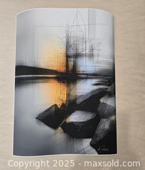 MaxSold Auction: Elena Vaisman – “Boundless Joy” – Original Mixed Media on Textured Art Paper – 18" x 24" (2025) - Brantford (Ontario, Canada) SELLER MANAGED Downsizing Online Auction - Harriett Street