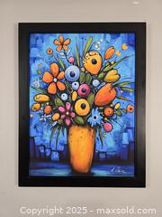 MaxSold Auction: Elena Vaisman – “Burst of Joy” – Original Mixed Media on Textured Art Paper – 18" x 24" (2025) - Brantford (Ontario, Canada) SELLER MANAGED Downsizing Online Auction - Harriett Street