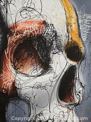 MaxSold Auction: Elena Vaisman – “Echoes in Color” – Original Mixed Media on Textured Art Paper – 18" x 24" (2025) - Brantford (Ontario, Canada) SELLER MANAGED Downsizing Online Auction - Harriett Street