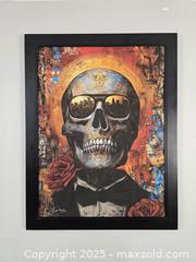 MaxSold Auction: Elena Vaisman – “Skull” – Original Mixed Media on Textured Art Paper – 18" x 24" (2025) - Brantford (Ontario, Canada) SELLER MANAGED Downsizing Online Auction - Harriett Street