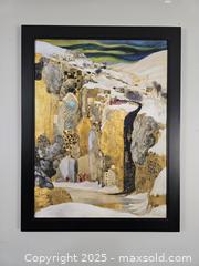 MaxSold Auction: Elena Vaisman – “Stairways of Dreams” – Original Mixed Media on Textured Art Paper – 18" x 24" (2025) - Brantford (Ontario, Canada) SELLER MANAGED Downsizing Online Auction - Harriett Street