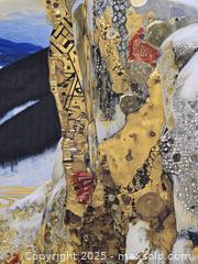 MaxSold Auction: Elena Vaisman – “The Golden Passage” – Original Mixed Media on Textured Art Paper – 18" x 24" (2025) - Brantford (Ontario, Canada) SELLER MANAGED Downsizing Online Auction - Harriett Street