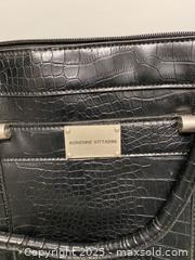MaxSold Auction: Black Croc-Embossed Tote Bag - Vancouver (British Columbia, Canada) SELLER MANAGED Reseller Online Auction - East 7th Avenue (STORAGE)