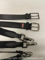 MaxSold Auction: Hugo Boss Black Leather Belts & Shoulder Straps – Lot of 4  - Vancouver (British Columbia, Canada) SELLER MANAGED Reseller Online Auction - East 7th Avenue (STORAGE)