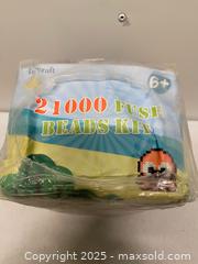 MaxSold Auction: InsCraft 21,000 Fuse Beads Craft Kit (5mm, 22 Colors) - Vancouver (British Columbia, Canada) SELLER MANAGED Reseller Online Auction - East 7th Avenue (STORAGE)