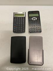 MaxSold Auction: Lot of 2 Calculators – HP 10bII+ Financial & Sharp Advanced D.A.L. Scientific w/Covers - Vancouver (British Columbia, Canada) SELLER MANAGED Reseller Online Auction - East 7th Avenue (STORAGE)