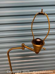 MaxSold Auction: Lot of 3 Vintage Brass & Porcelain Lamps (Floor & Table) – No Shades - Vancouver (British Columbia, Canada) SELLER MANAGED Reseller Online Auction - East 7th Avenue (STORAGE)