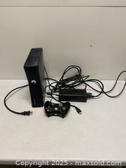 MaxSold Auction: Microsoft Xbox 360 S Console with Controller & Power Supply - Vancouver (British Columbia, Canada) SELLER MANAGED Reseller Online Auction - East 7th Avenue (STORAGE)