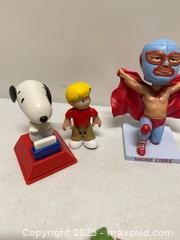 MaxSold Auction: Mixed Pop Culture Toy Figures Lot – Snoopy, Nacho Libre, Groot, Yoshi & More (2000s–2010s) - Vancouver (British Columbia, Canada) SELLER MANAGED Reseller Online Auction - East 7th Avenue (STORAGE)