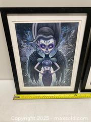 MaxSold Auction: Pair of Framed Art Prints by Megan Majewski (“Black Raveness” & “Rae”) - Vancouver (British Columbia, Canada) SELLER MANAGED Reseller Online Auction - East 7th Avenue (STORAGE)