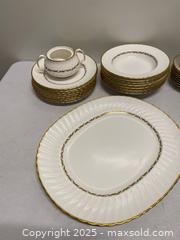 MaxSold Auction: Royal Albert “Orleana” Fine Bone China Dinnerware Set – England  - Vancouver (British Columbia, Canada) SELLER MANAGED Reseller Online Auction - East 7th Avenue (STORAGE)