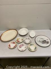 MaxSold Auction: Royal Albert & Queen Anne Bone China Serving Pieces and Saucers – Mixed Lot - Vancouver (British Columbia, Canada) SELLER MANAGED Reseller Online Auction - East 7th Avenue (STORAGE)