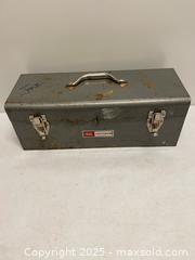 MaxSold Auction: Vintage Sears Craftsman Metal Toolbox w/ Mixed Hand Tools - Vancouver (British Columbia, Canada) SELLER MANAGED Reseller Online Auction - East 7th Avenue (STORAGE)