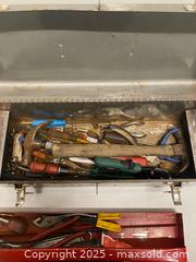 MaxSold Auction: Vintage Sears Craftsman Metal Toolbox w/ Mixed Hand Tools - Vancouver (British Columbia, Canada) SELLER MANAGED Reseller Online Auction - East 7th Avenue (STORAGE)