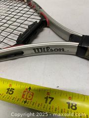 MaxSold Auction: Wilson Double Beam Tennis Racket - Vancouver (British Columbia, Canada) SELLER MANAGED Reseller Online Auction - East 7th Avenue (STORAGE)
