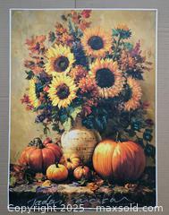 MaxSold Auction: Autumn's Smile I  - Original Mixed Media still life, 24" x 18" by Tadas Zaicikas (TedyZet) - Toronto (Ontario, Canada) SELLER MANAGED Downsizing Online Auction - Harbord Street
