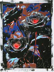 MaxSold Auction: Blood Petals II - Original Mixed Media Floral Painting, 24" x 18" by Tadas Zaicikas (TedyZet) - Toronto (Ontario, Canada) SELLER MANAGED Downsizing Online Auction - Harbord Street