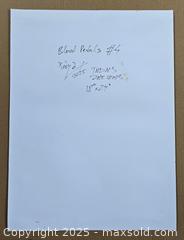 MaxSold Auction: Blood Petals IV - Original Mixed Media Floral Painting, 24" x 18" by Tadas Zaicikas (TedyZet) - Toronto (Ontario, Canada) SELLER MANAGED Downsizing Online Auction - Harbord Street