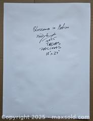 MaxSold Auction: Blossoms in Motion - Original Mixed Media Floral painting, 24" x 18" by Tadas Zaicikas (TedyZet) - Toronto (Ontario, Canada) SELLER MANAGED Downsizing Online Auction - Harbord Street