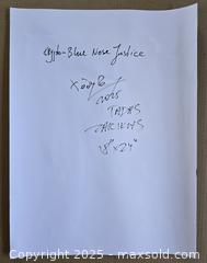 MaxSold Auction: Krypto - Blue Nose Justice - Original Mixed Media portrait of dog, 24&#34; x 18&#34; by Tadas Zaicikas (TedyZet) - Toronto (Ontario, Canada) SELLER MANAGED Downsizing Online Auction - Harbord Street