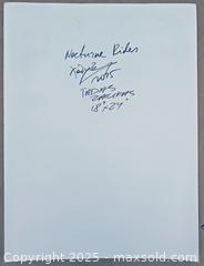 MaxSold Auction: Nocturne Rider - Original Mixed Media Portrait, 24" x 18" by Tadas Zaicikas (TedyZet) - Toronto (Ontario, Canada) SELLER MANAGED Downsizing Online Auction - Harbord Street