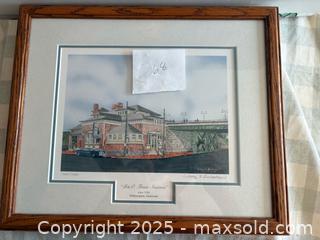 MaxSold Auction: B&O Train Station Artist Proof Photo Lot 68 - Bear (Delaware, USA) SELLER MANAGED Downsizing Online Auction - Donna Marie Way