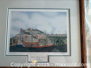 MaxSold Auction: B&O Train Station Artist Proof Photo Lot 68 - Bear (Delaware, USA) SELLER MANAGED Downsizing Online Auction - Donna Marie Way
