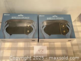 MaxSold Auction: Pair of Bluetooth Speakers Lot 48 - Bear (Delaware, USA) SELLER MANAGED Downsizing Online Auction - Donna Marie Way