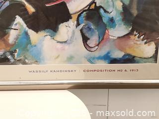 MaxSold Auction: Framed Print - Composition VI by Wassily Kandinsky - Toronto (Ontario, Canada) SELLER MANAGED Downsizing Online Auction - Esandar Drive (STORAGE)