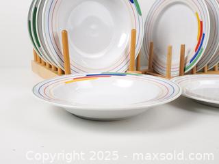 MaxSold Auction: Hi Fi Dinner China Plate Set by Studio Nova - Toronto (Ontario, Canada) SELLER MANAGED Downsizing Online Auction - Esandar Drive (STORAGE)