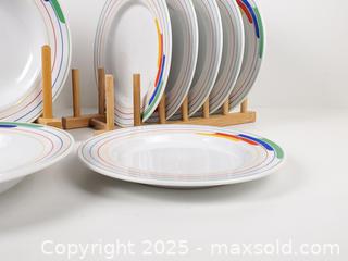 MaxSold Auction: Hi Fi Dinner China Plate Set by Studio Nova - Toronto (Ontario, Canada) SELLER MANAGED Downsizing Online Auction - Esandar Drive (STORAGE)