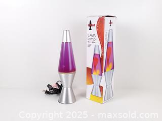 MaxSold Auction: Lava Lamp Purple Yellow With Silver Base - Toronto (Ontario, Canada) SELLER MANAGED Downsizing Online Auction - Esandar Drive (STORAGE)