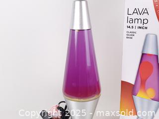 MaxSold Auction: Lava Lamp Purple Yellow With Silver Base - Toronto (Ontario, Canada) SELLER MANAGED Downsizing Online Auction - Esandar Drive (STORAGE)