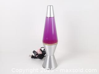 MaxSold Auction: Lava Lamp Purple Yellow With Silver Base - Toronto (Ontario, Canada) SELLER MANAGED Downsizing Online Auction - Esandar Drive (STORAGE)
