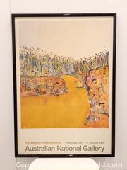 MaxSold Auction: Original Fred Williams Exhibition Poster Australian National Gallery 1987-1988 - Toronto (Ontario, Canada) SELLER MANAGED Downsizing Online Auction - Esandar Drive (STORAGE)