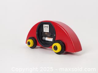 MaxSold Auction: Postmodern Wooden Memphis Style Car Clock, 1980s - Toronto (Ontario, Canada) SELLER MANAGED Downsizing Online Auction - Esandar Drive (STORAGE)