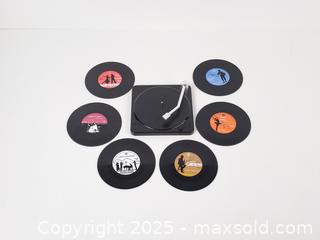 MaxSold Auction: Retro Vinyl Record Coasters Set - Toronto (Ontario, Canada) SELLER MANAGED Downsizing Online Auction - Esandar Drive (STORAGE)