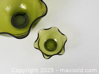 MaxSold Auction: Vintage Anchor Hocking Olive Green Chip-n-Dip Set - Toronto (Ontario, Canada) SELLER MANAGED Downsizing Online Auction - Esandar Drive (STORAGE)