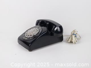 MaxSold Auction: Vintage Black Nothern Telecom Rotary Desk Phone  - Toronto (Ontario, Canada) SELLER MANAGED Downsizing Online Auction - Esandar Drive (STORAGE)
