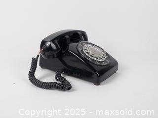 MaxSold Auction: Vintage Black Nothern Telecom Rotary Desk Phone  - Toronto (Ontario, Canada) SELLER MANAGED Downsizing Online Auction - Esandar Drive (STORAGE)