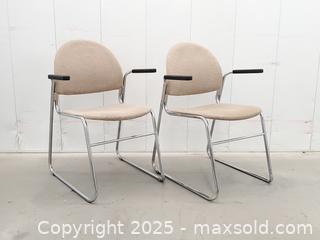 MaxSold Auction: Vintage Minimax Visitor Chairs by Artopex - Toronto (Ontario, Canada) SELLER MANAGED Downsizing Online Auction - Esandar Drive (STORAGE)