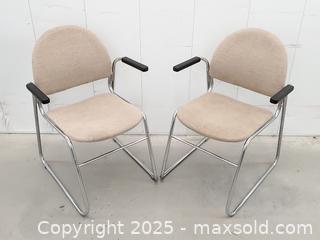 MaxSold Auction: Vintage Minimax Visitor Chairs by Artopex - Toronto (Ontario, Canada) SELLER MANAGED Downsizing Online Auction - Esandar Drive (STORAGE)