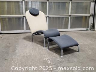MaxSold Auction: Vintage Redinge Armchair & Footstool by Niels Gammelgaard - Toronto (Ontario, Canada) SELLER MANAGED Downsizing Online Auction - Esandar Drive (STORAGE)
