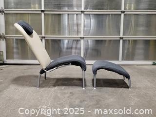 MaxSold Auction: Vintage Redinge Armchair & Footstool by Niels Gammelgaard - Toronto (Ontario, Canada) SELLER MANAGED Downsizing Online Auction - Esandar Drive (STORAGE)