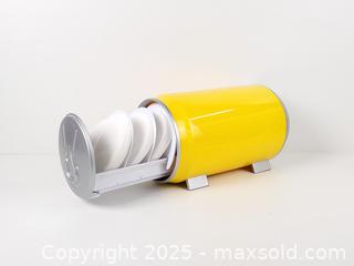 MaxSold Auction: Vintage Soda Can Shaped CD Storage Box Holder - Toronto (Ontario, Canada) SELLER MANAGED Downsizing Online Auction - Esandar Drive (STORAGE)